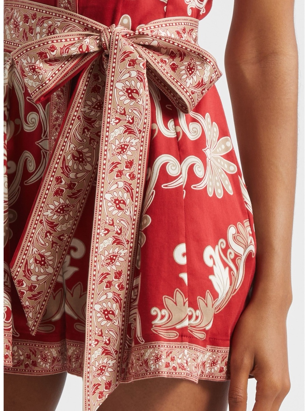 Alice + Olivia Lucy tie waist romper - Picture 6 of 6